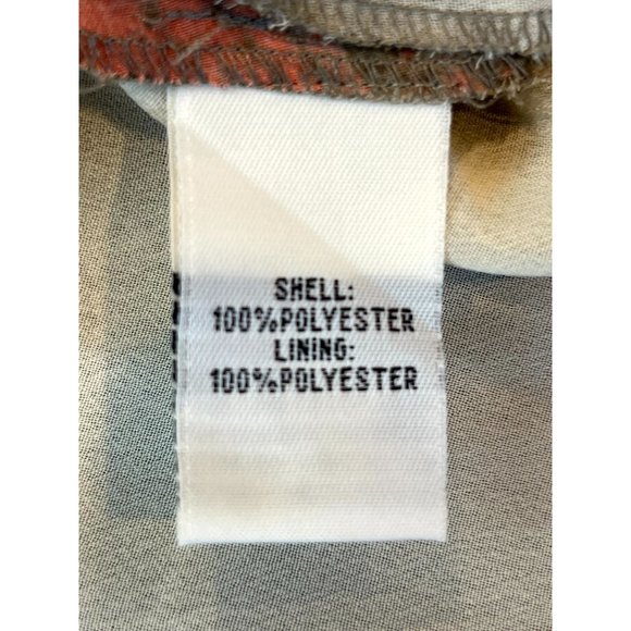 Kenneth Cole Womens Sleeveless Blouse Tank Top Ruffle Scoop Neck Multicolor SZ 6 - Picture 6 of 7